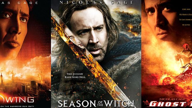 Explosiv: 16 Filmposter, auf denen Nicolas Cage mit dem Feuer spielt