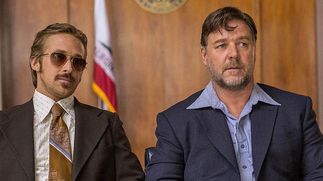 bild aus der news "The Nice Guys": Russell Crowe und Ryan Gosling zoffen sich im neuen deutschen Trailer zu Shane Blacks Krimi-Komödie