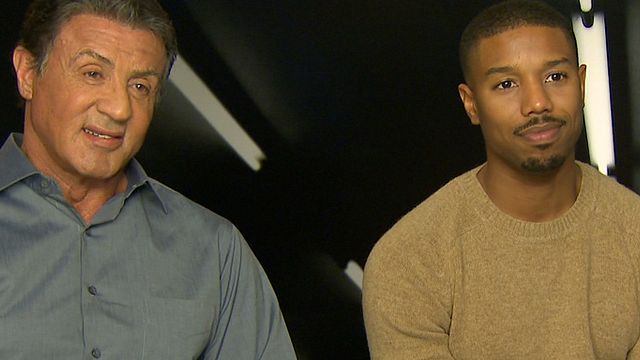 bild aus der news "Rocky zieht sein Shirt nicht mehr aus!": Das FILMSTARTS-Interview zu "Creed - Rocky's Legacy" mit Sylvester Stallone und Michael B. Jordan