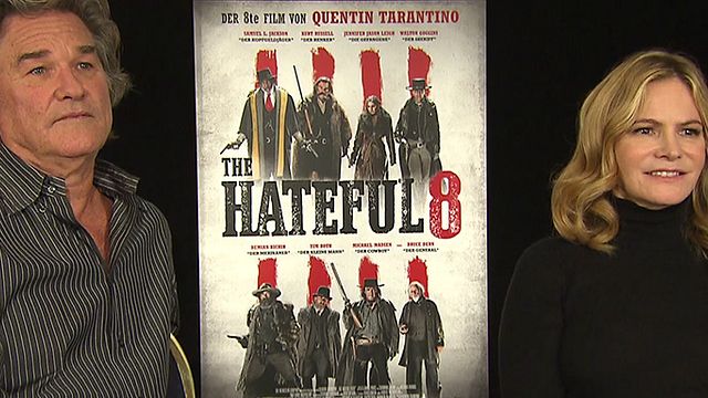 bild aus der news Für fünf Monate aneinander gekettet: Das FILMSTARTS-Interview zu "The Hateful 8" mit Kurt Russell & Jennifer Jason Leigh