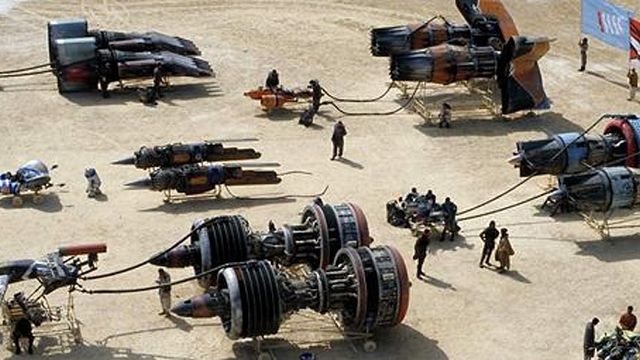 bild aus der news Witziges Video: "Star Wars" trifft "Mario Kart" - Podrennen auf der Regenbogenstrecke