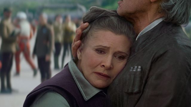 Die "Star Wars"-Familie um George Lucas, Harrison Ford und Mark Hamill erinnert an die verstorbene Carrie Fisher
