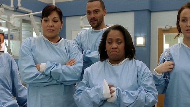 bild aus der news Spaß am Set: "Grey's Anatomy"-Star stellt Beyoncés Babybauch-Foto nach