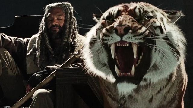 bild aus der news "The Walking Dead": So sieht Tiger Shiva am Set aus