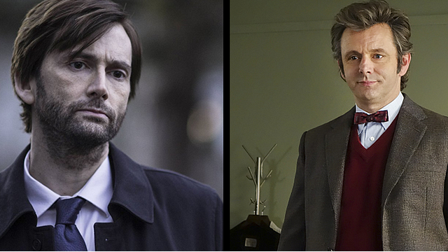 bild aus der news Neil Gaimans "Good Omens": Erstes Bild vom Set zeigt Michael Sheen und David Tennant als Engel und Teufel