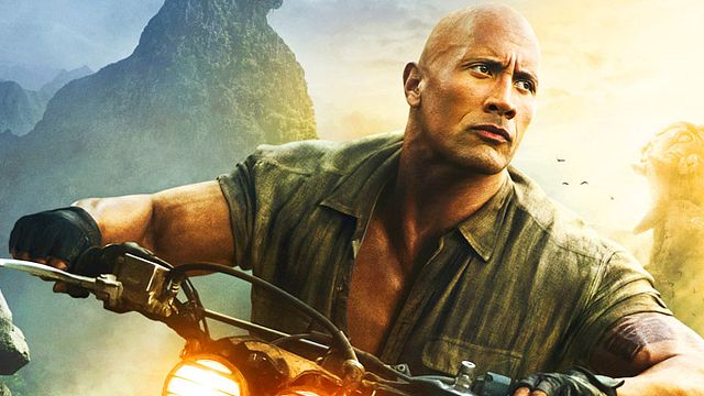 bild aus der news Dwayne Johnson, eine Anakonda und ein Co-Star mit Schlangenphobie auf lustigem "Jungle Cruise"-Bild