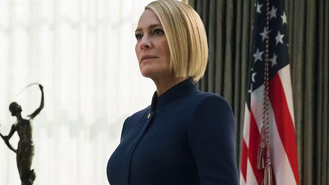 bild aus der news Im langen Trailer zur 6. Staffel "House Of Cards" tritt Robin Wright in die Fußstapfen von Kevin Spacey