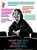 Poster der What She Said: The Art of Pauline Kael