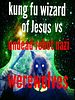 Poster der Kung Fu Wizard of Jesus vs. Undead Robot Nazi Werewolves