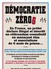 Poster der Démocratie Zéro6