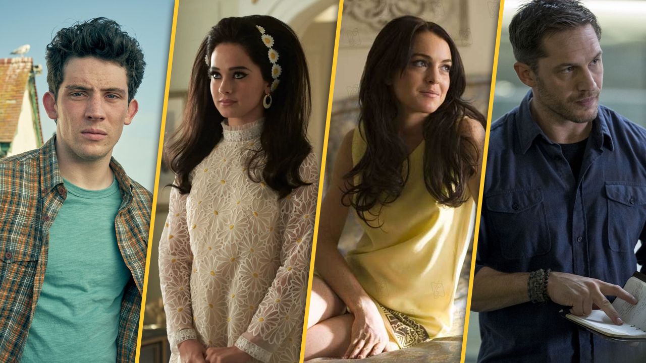 Josh O'Connor, Cailee Spaeny, Lindsay Lohan und Tom Hardy