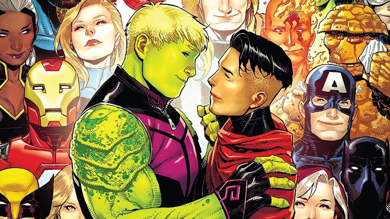 In den Comics ein Paar - bald auch im MCU? Hulkling und Wiccan.