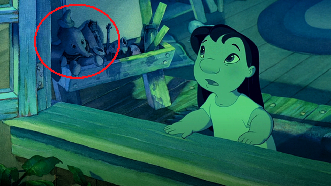 Mehr als ein Easter Egg: Elefant Dumbo ist nicht ohne Grund im Kinderzimmer von Lilo.