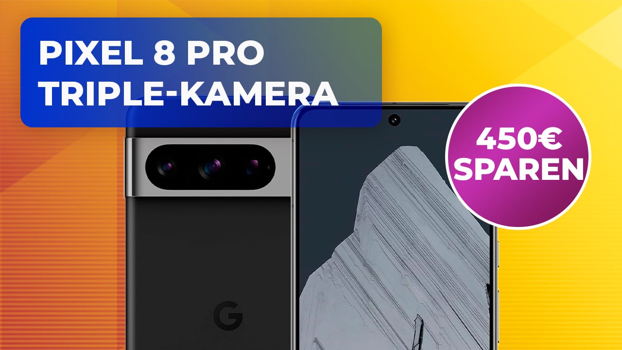 Google Pixel 8 Pro um 450 Euro reduziert: Sichert euch den frühen Black-Friday-Deal bevor er ausverkauft ist