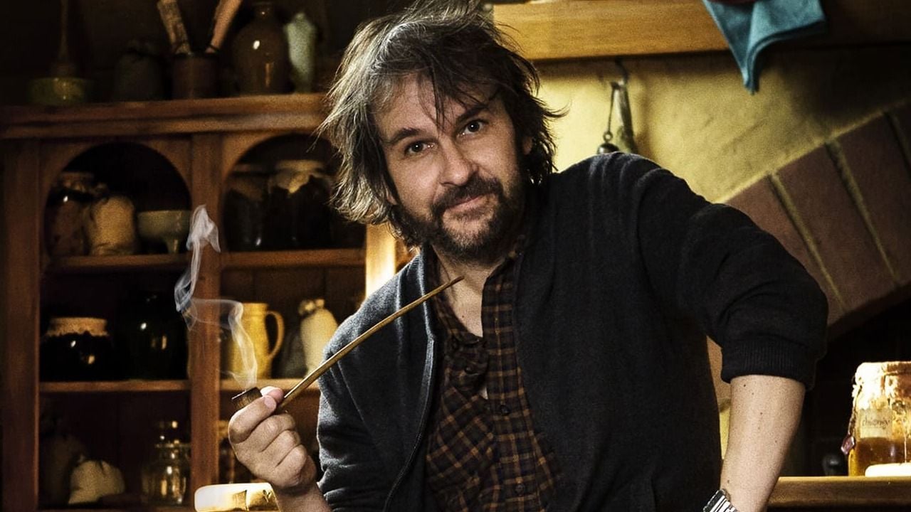 Peter Jackson bei den Dreharbeiten zu