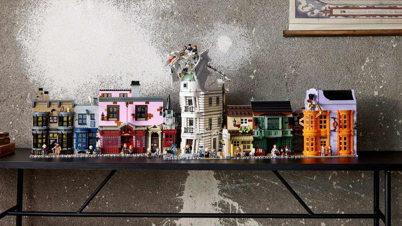 Wenn ihr Gringotts Zauberbank in die Winkelgasse integriert, schindet ihr noch mehr Eindruck.