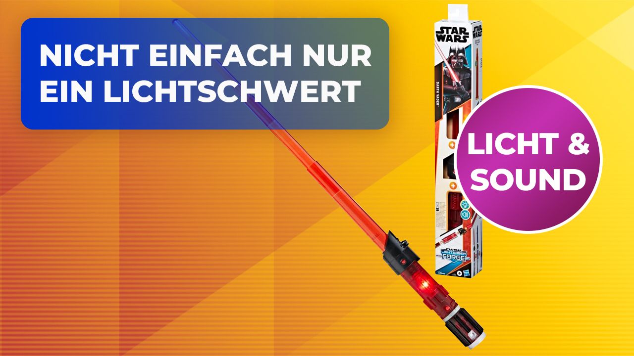 "Star Wars"-Lichtschwerter mit besonderem Geheimnis: Weihnachtsgeschenk mit großem Impact plötzlich verflixt günstig
