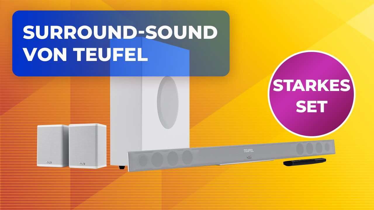 Grandioser Surround-Sound fürs Heimkino: Dieses Soundbar-Set von Teufel ist der neue Preis-Leistungs-King