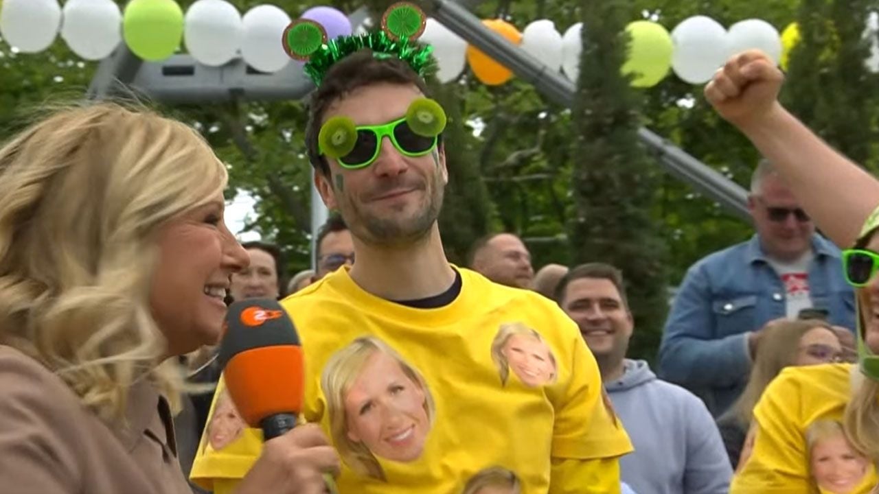 Andrea Kiewel war sehr beeindruckt von Jonas' Outfit.