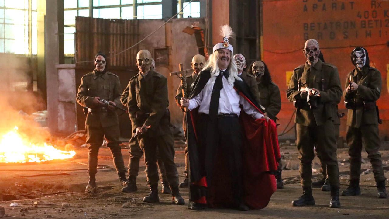 Nur eine von vielen absurden „Dracula“-Varianten, die sich ein ratloser Regisseur von einer KI ausspucken lässt.
