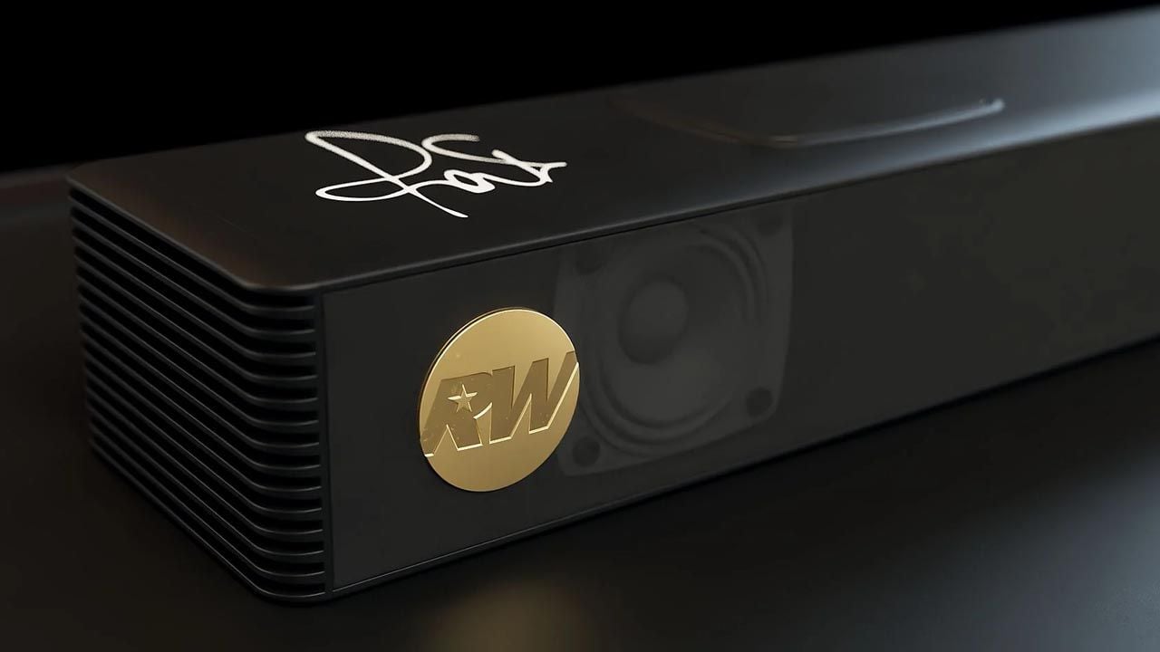 Die PEAQ ICONIC Harmony 1 setzt auf schwarze Optik mit goldenen Details.