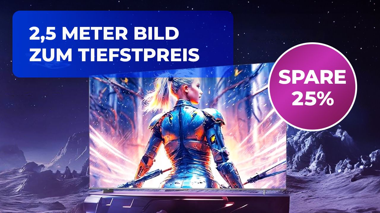 Kino zu Hause? Mit diesem gigantischen 98-Zoll-TV zum Schnäppchenpreis kann sich das fast jeder Leisten!