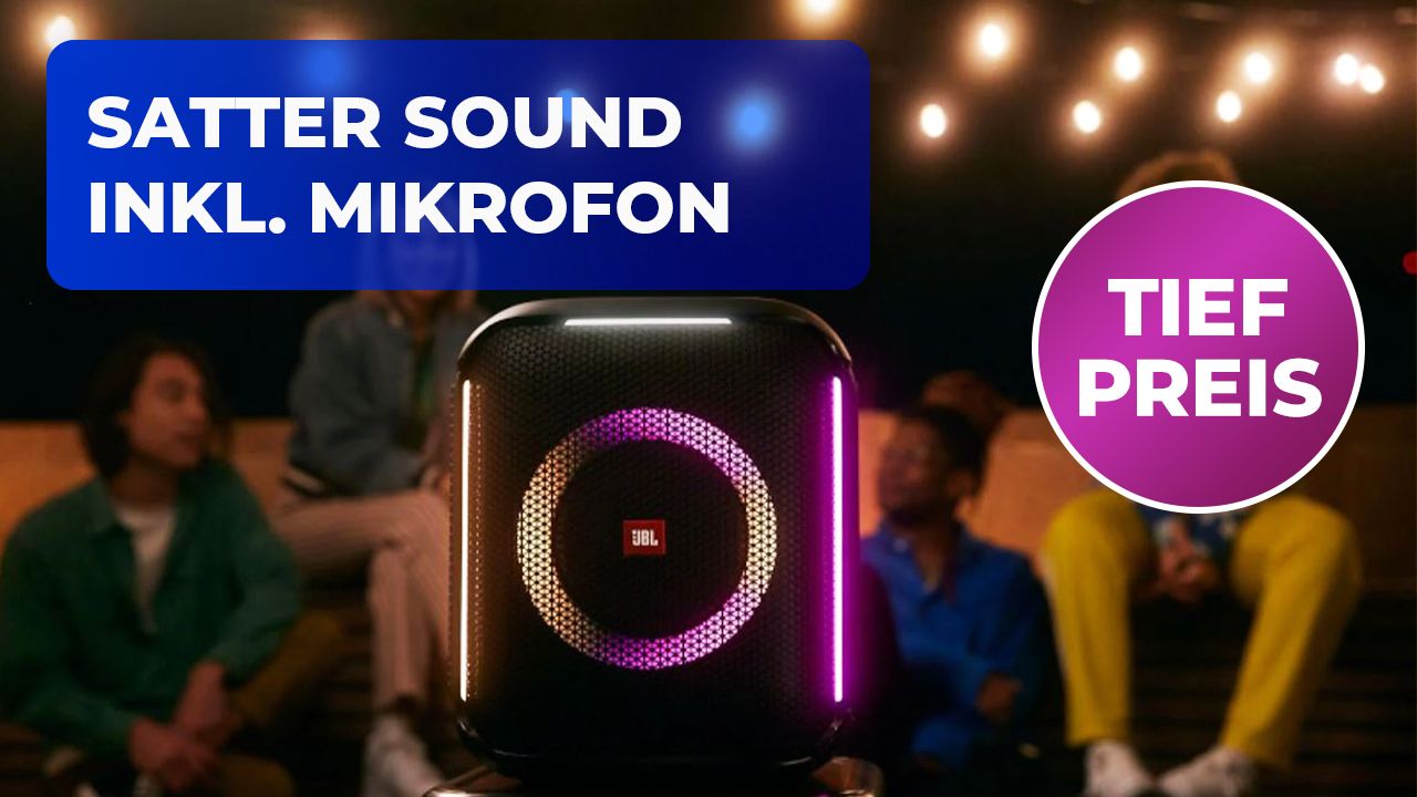 JBLs Party-Würfel war noch nie so günstig: Sichert euch die Bluetoothbox mit Mikrofon