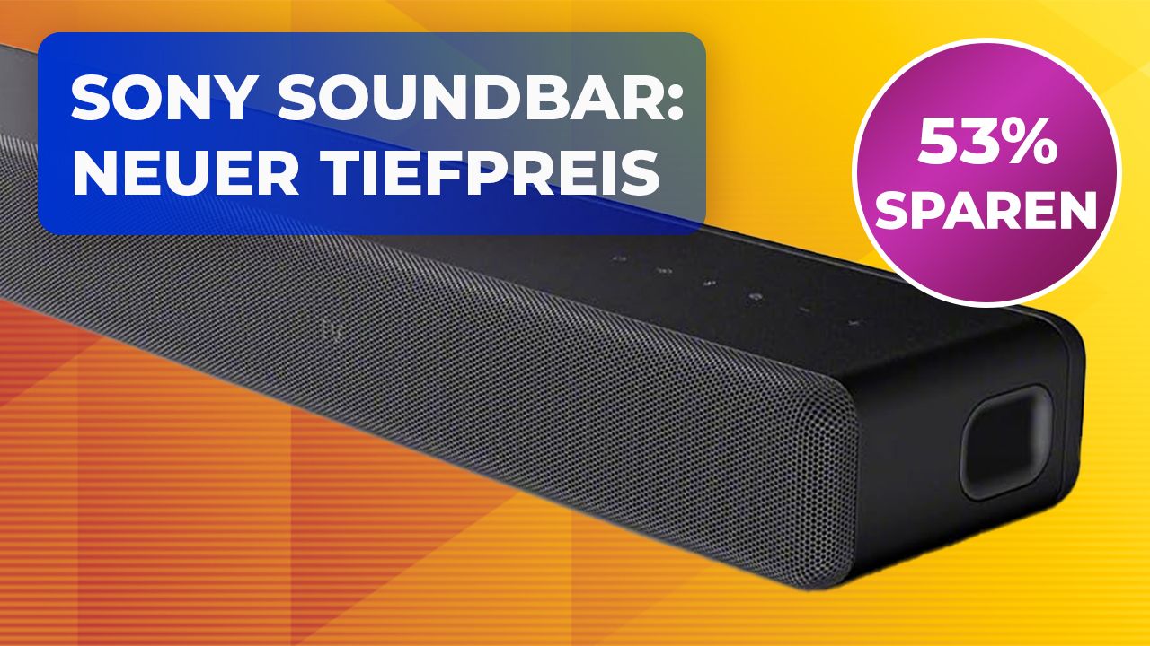 Noch nie so günstig: Amazon haut Sony Soundbar mit Dolby Atmos zum neuen Tiefstpreis raus