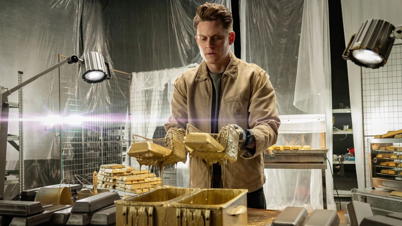 Die Meisterdiebe müssen für ihren luftigen Coup immer wieder tief in die Trickkiste greifen.