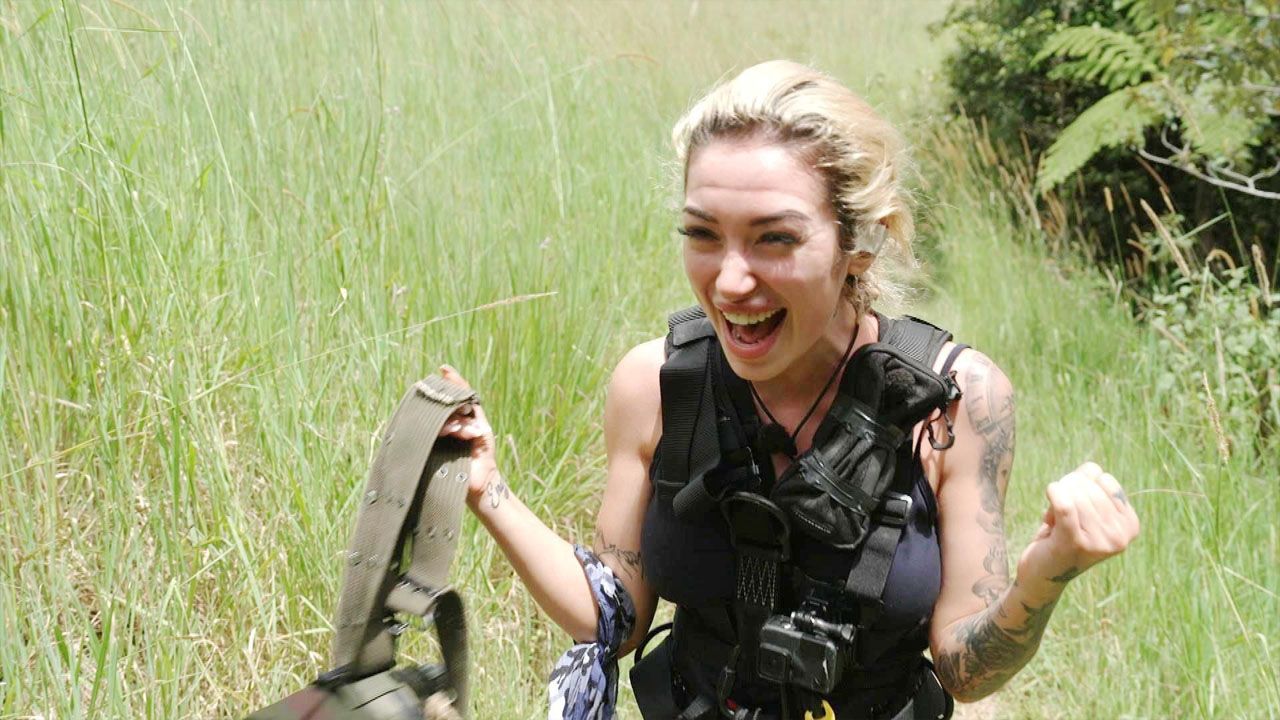 So happy hat man Ariel im Dschungelcamp bisher selten gesehen.