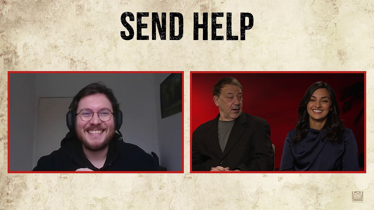 Sam Raimi und Zainab Azizi im Gespräch mit FILMSTARTS-Redakteur Stefan Geisler