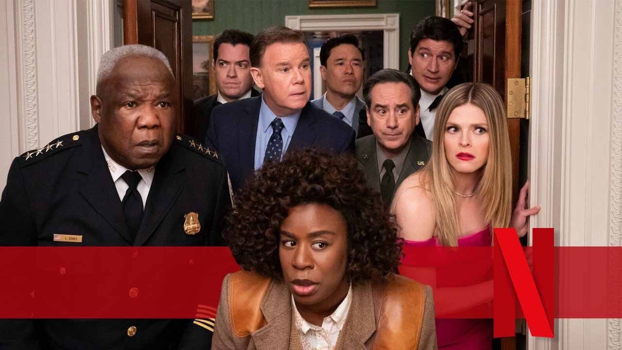 Mord im Weißen Haus: Ist das etwa Hugh Jackman in der neuen Krimi-Serie "The Residence" auf Netflix?