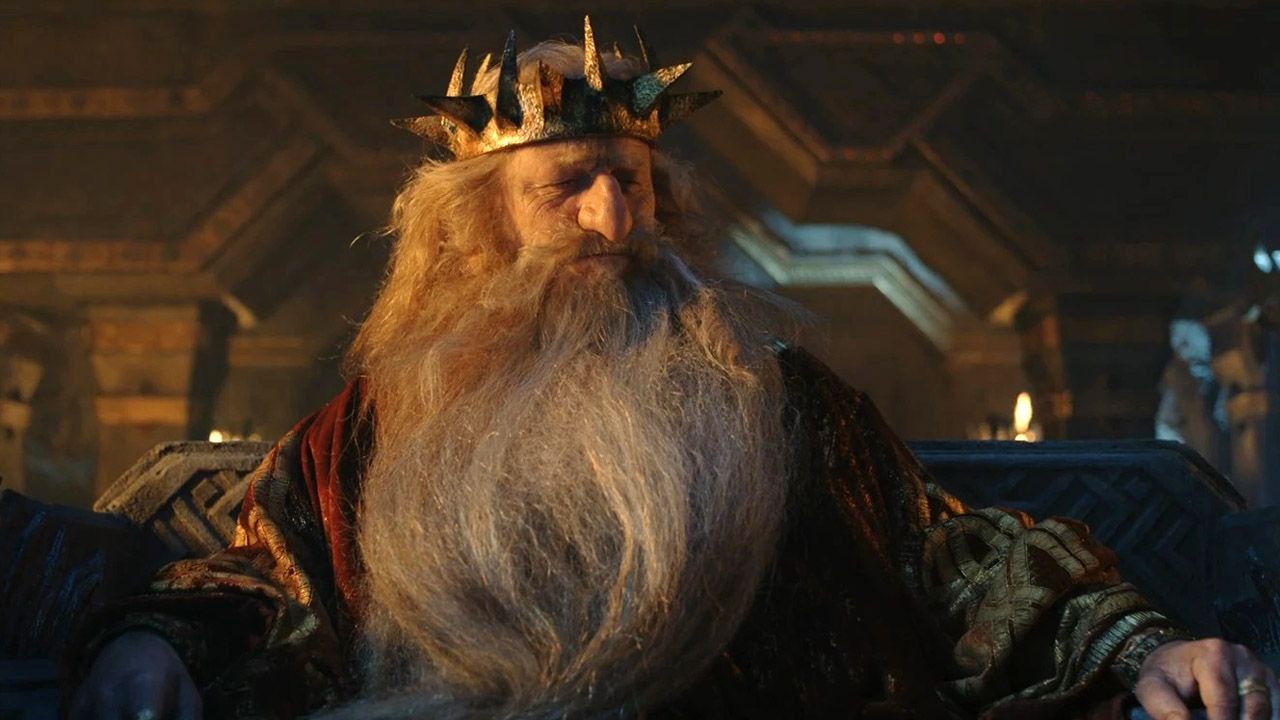 Peter Mullan als König Durin III. in