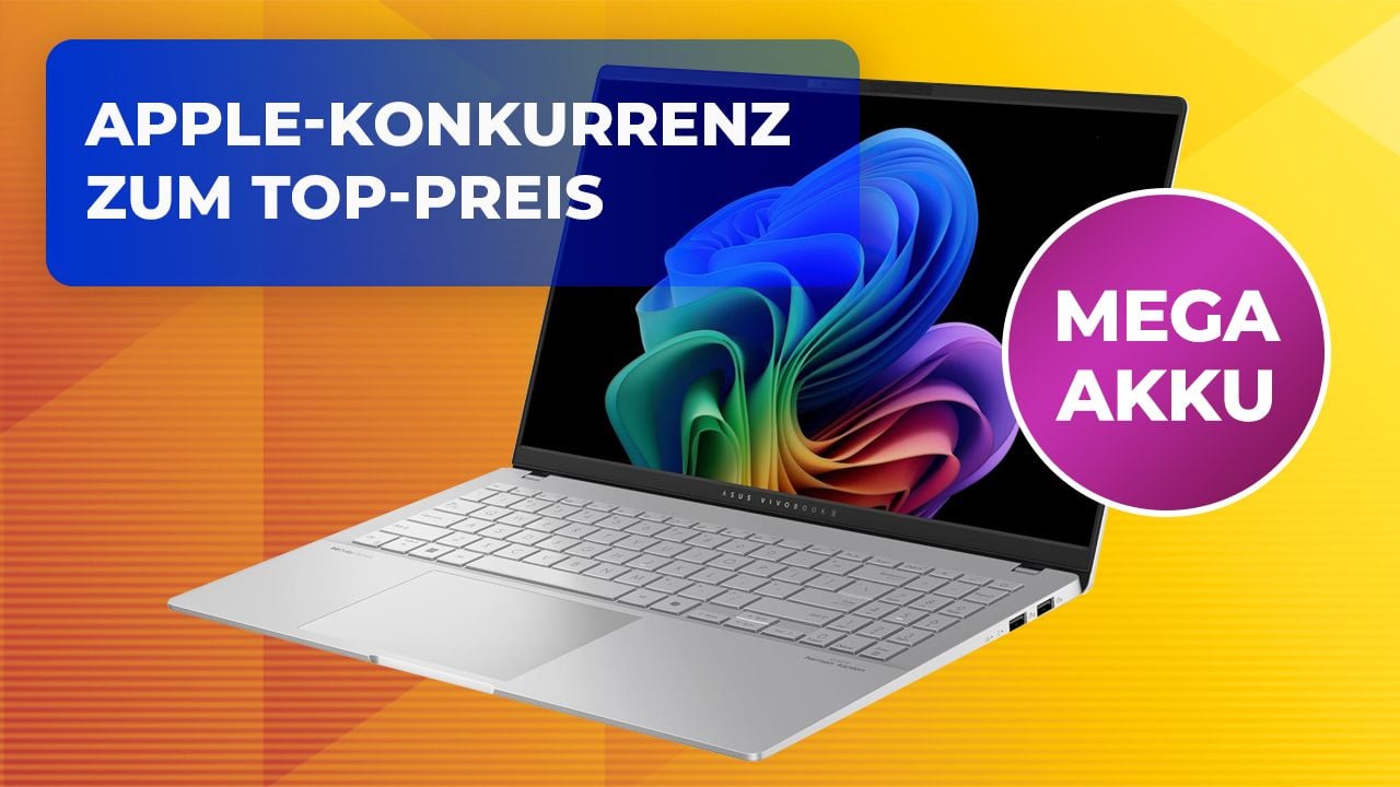 ASUS vs. Apple: Bei dieser MacBook Air-Alternative zum Hammer-Preis fallen selbst eingefleischte Apple-Fans vom Glauben ab