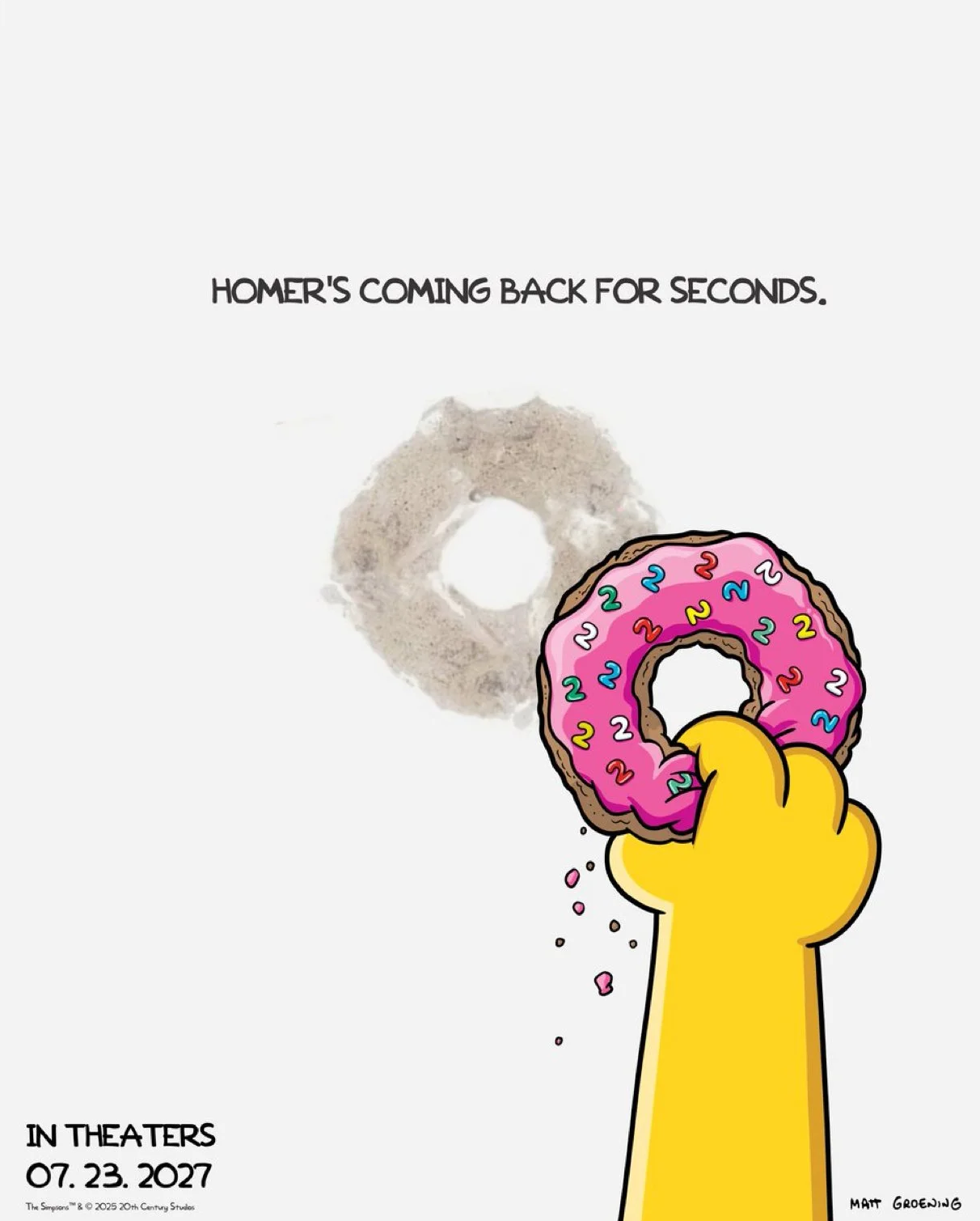 Homer will Nachschlag: Das erste Poster zum zweiten 