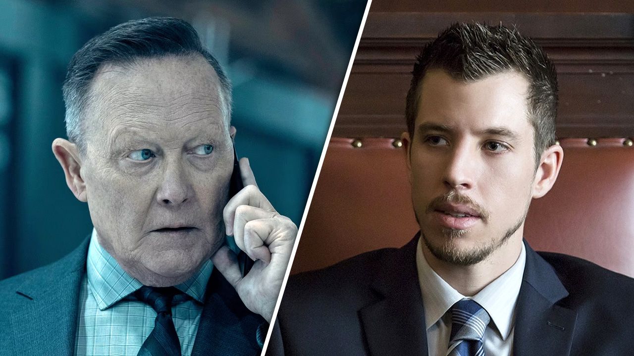 Robert Patrick (links) und Beau Knapp (rechts) stoßen in Staffel 3 zu „Tulsa King“.