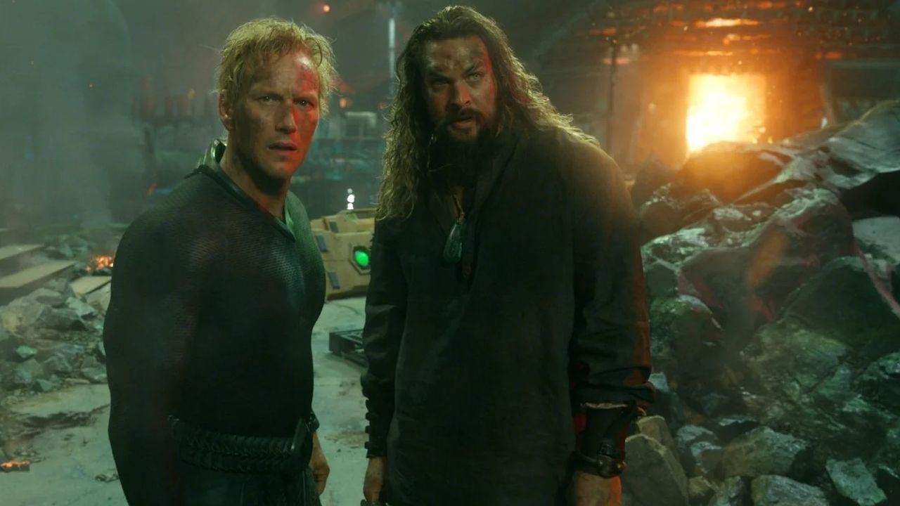 Das Herz des Films: Die verfeindeten Brüder Arthur (Jason Momoa) und Orm (Patrick Wilson) müssen sich am Riemen reißen, um gemeinsam die Zerstörung des gesamten Planeten abzuwenden.