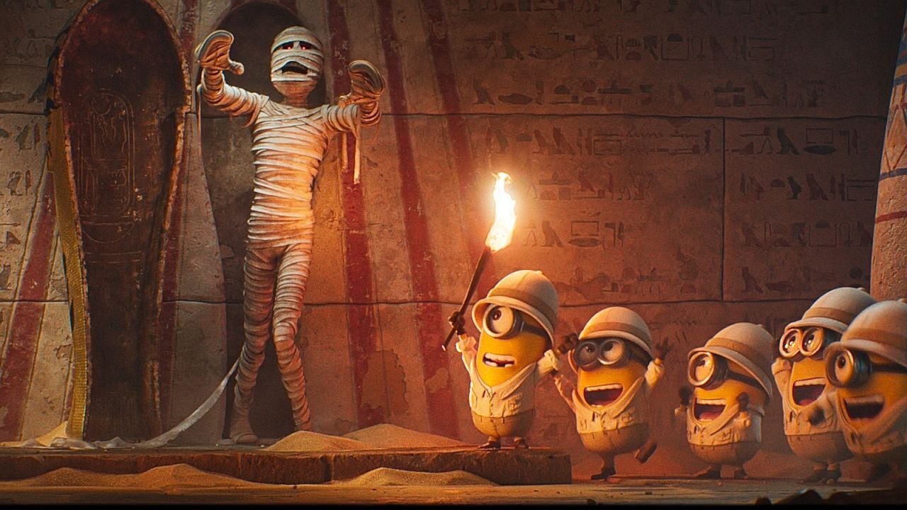 Die Minions suchen auch diesmal wieder nach einem fiesen Bösewicht, dem sie dienen können ...