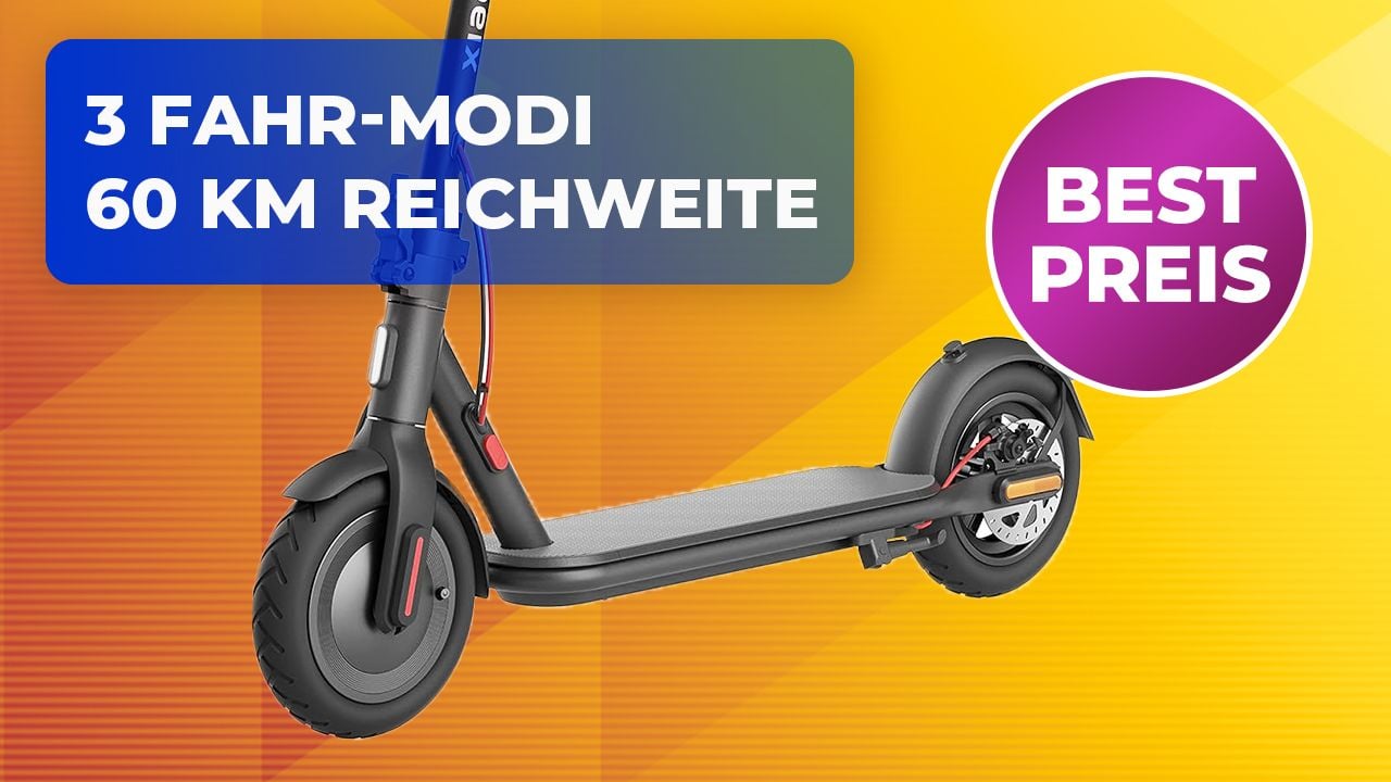Diesen E-Scooter wollen bei Amazon alle haben: Spare 130 Euro auf den Bestseller, der dich stressfrei ans Ziel bringt