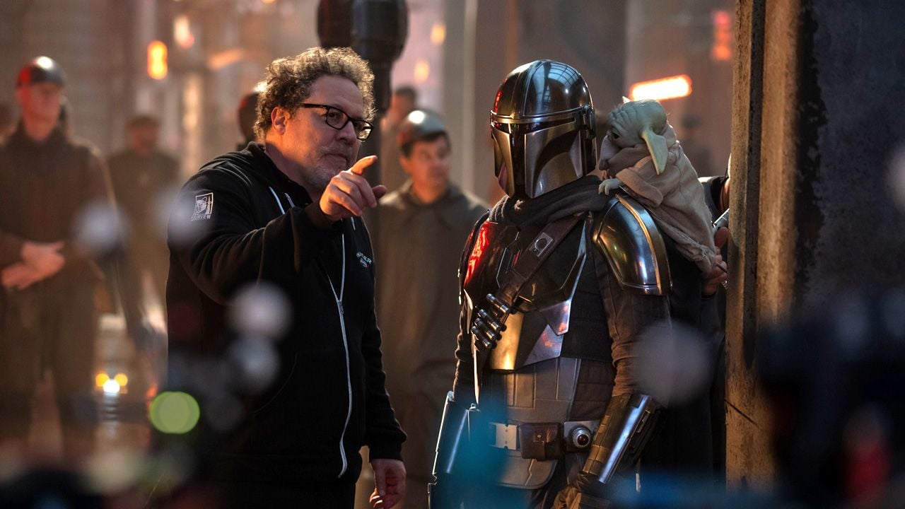 Jon Favreau beim Dreh von 