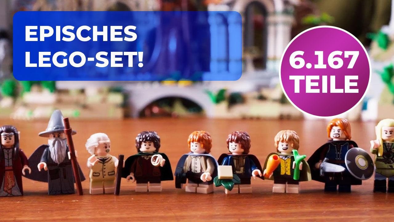 Das kann nur LEGO: Gigantisches "Herr der Ringe"-Set mit über 6.000 Teilen bei Amazon im Angebot!