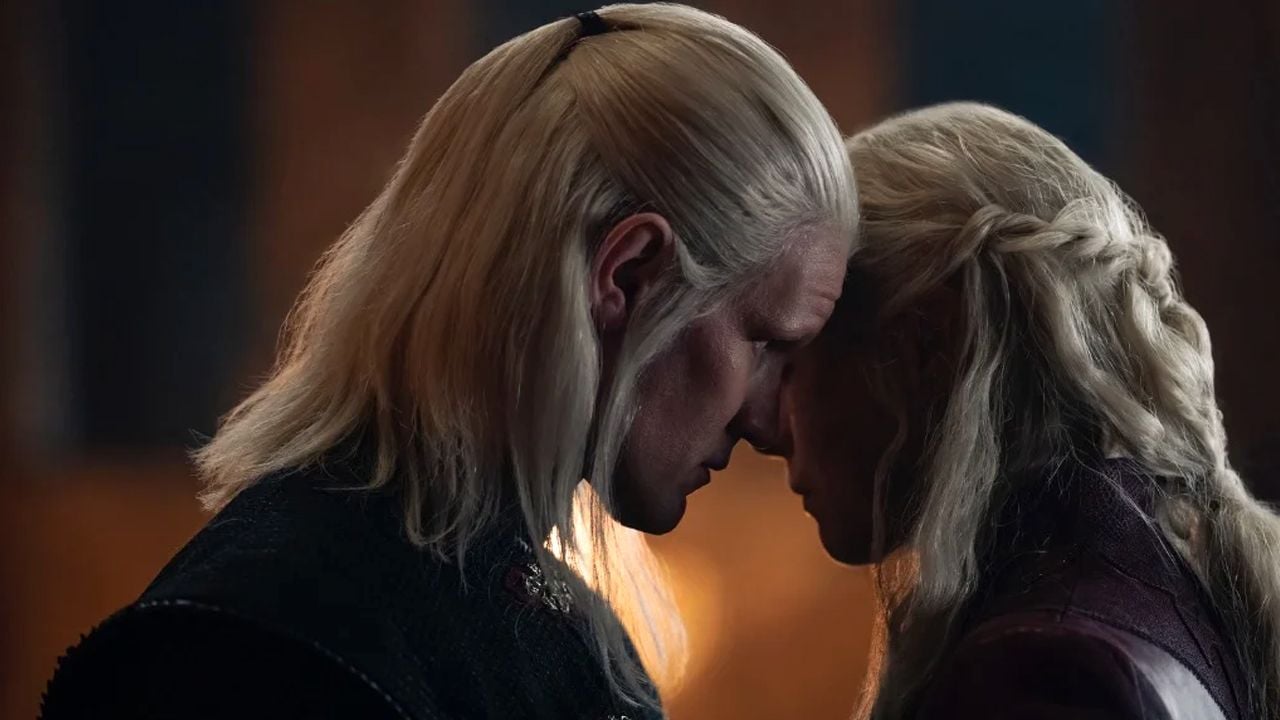 Daemon und Rhaenyra (Emma D'Arcy) in Staffel 2