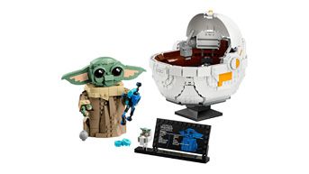 Grogu mit Repulsorwiege, Frosch & Keksen