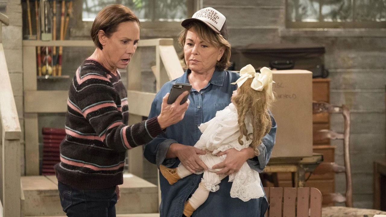 Spaß von kurzer Dauer: Laurie Metcals und Roseanne Barr im 