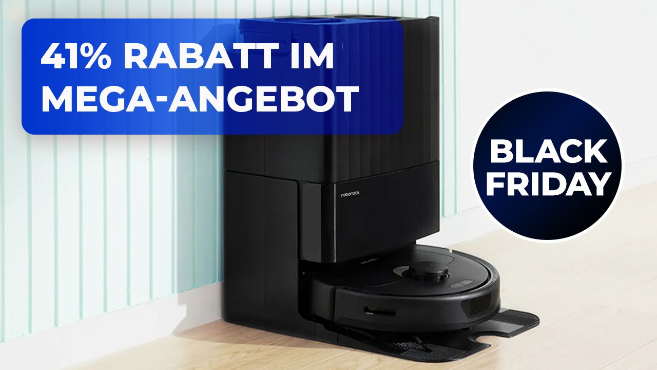 Das beste Saugroboter-Angebot am Black Friday? Roborock Qrevo für weit unter 500 Euro bei Amazon