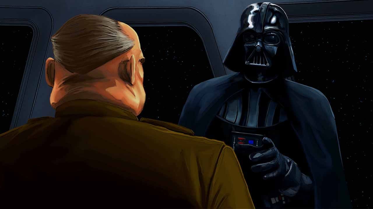 Darth Vader ist ebenfalls mit von der Partie: Der dunkle Lord der Sith bekommt es mit Kyle Katarn zu tun.