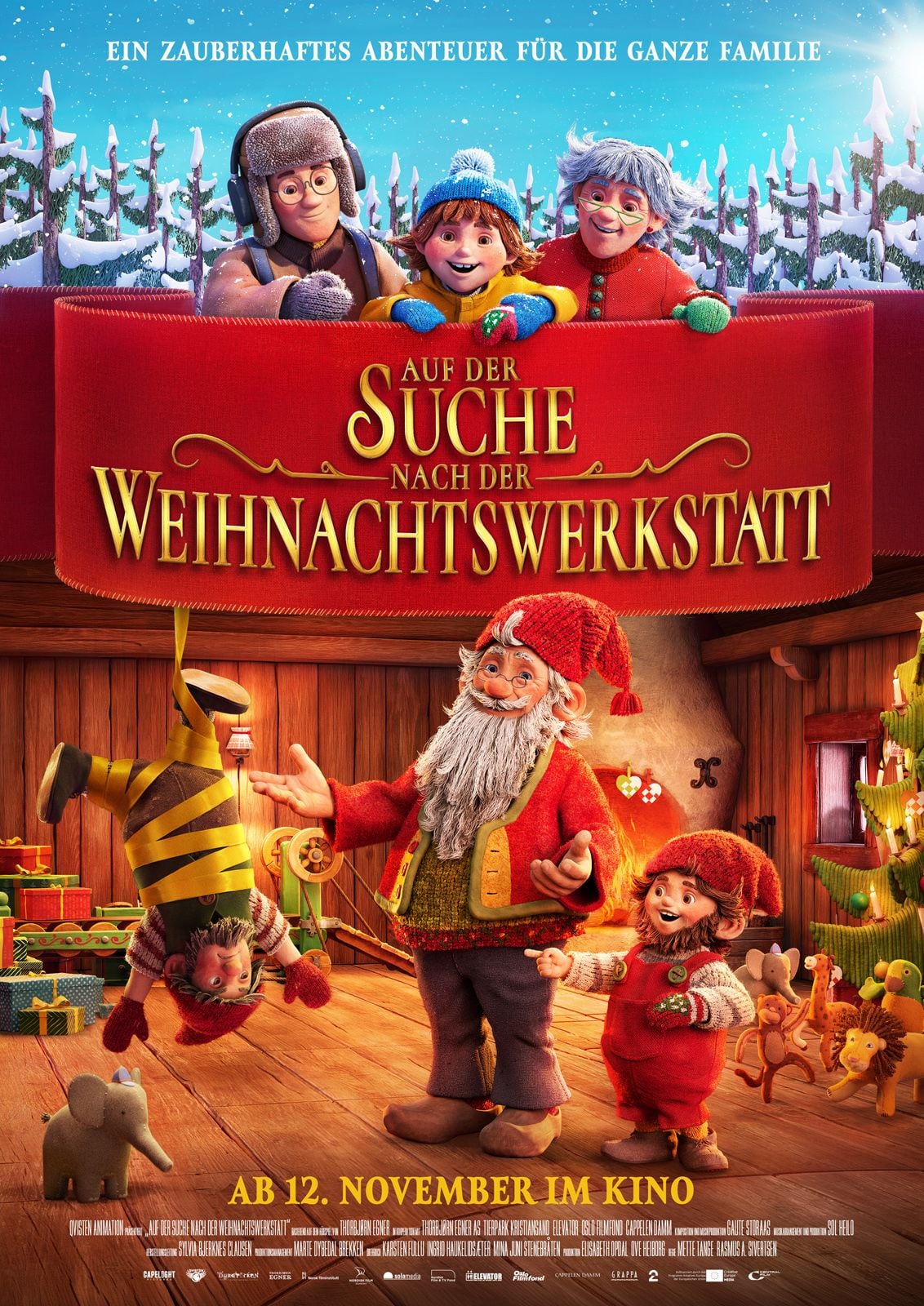 Filmplakat zu Auf der Suche nach der Weihnachtswerkstatt
