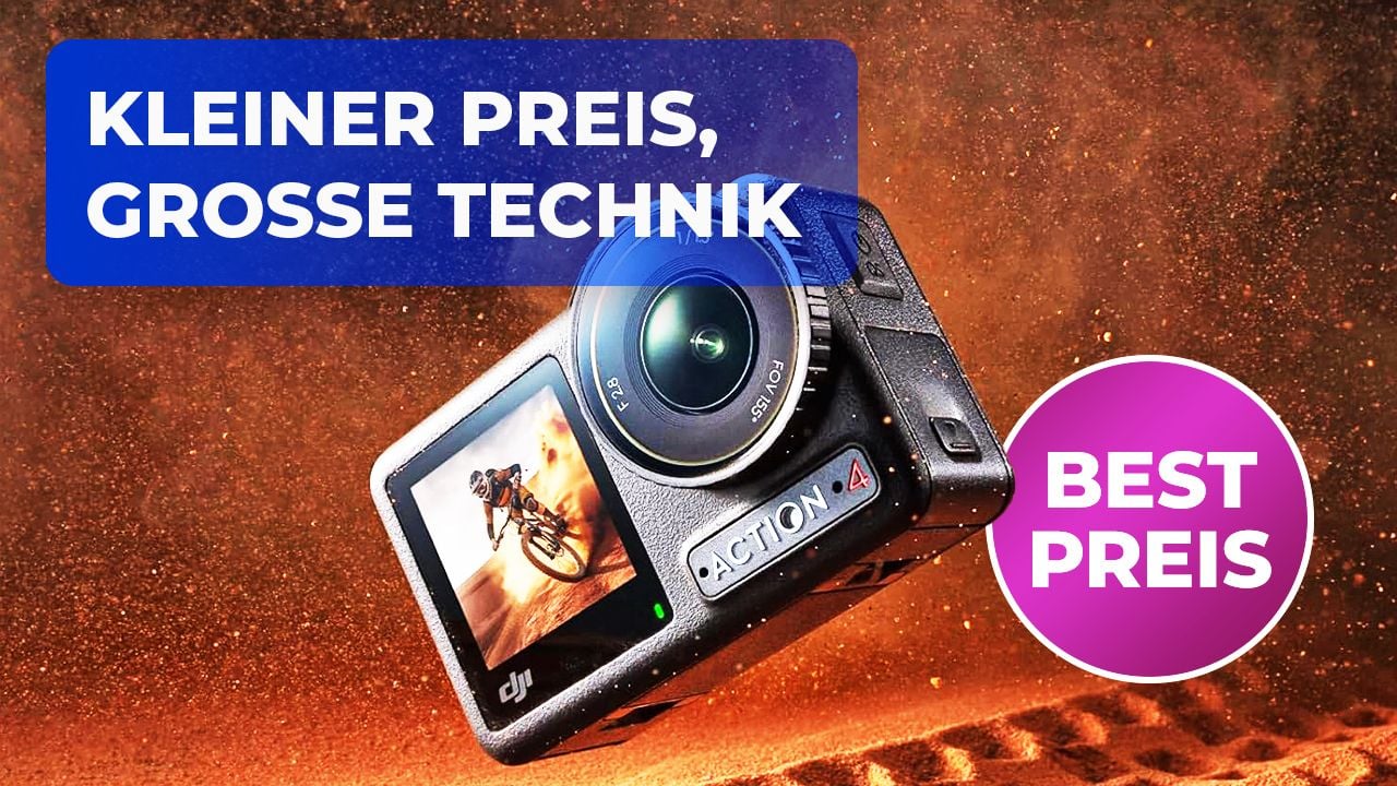 Viel günstiger als die GoPro: Diese Action-Cam lässt euch bei eisiger Kälte und tiefen Tauchgängen nicht im Stich