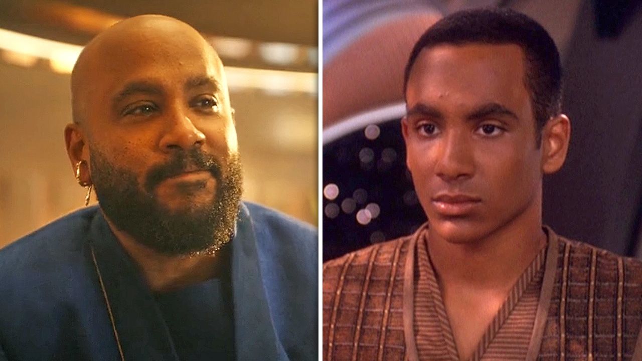 Jake Sisko (Cirroc Lofton) heute und damals.