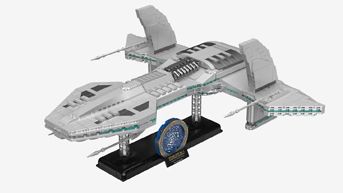 BlueBrixx "Stargate" Asgard-Raumschiff O'Neill